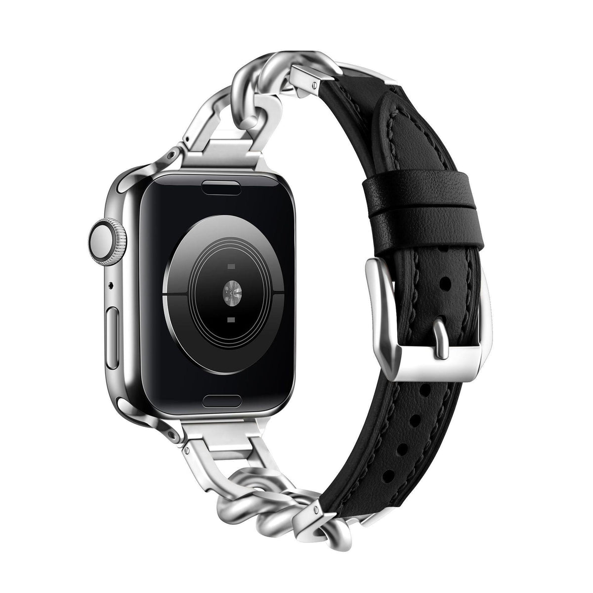 Stahl- und Lederarmband für Smartwatch – Bild 19 | LuxeStyle