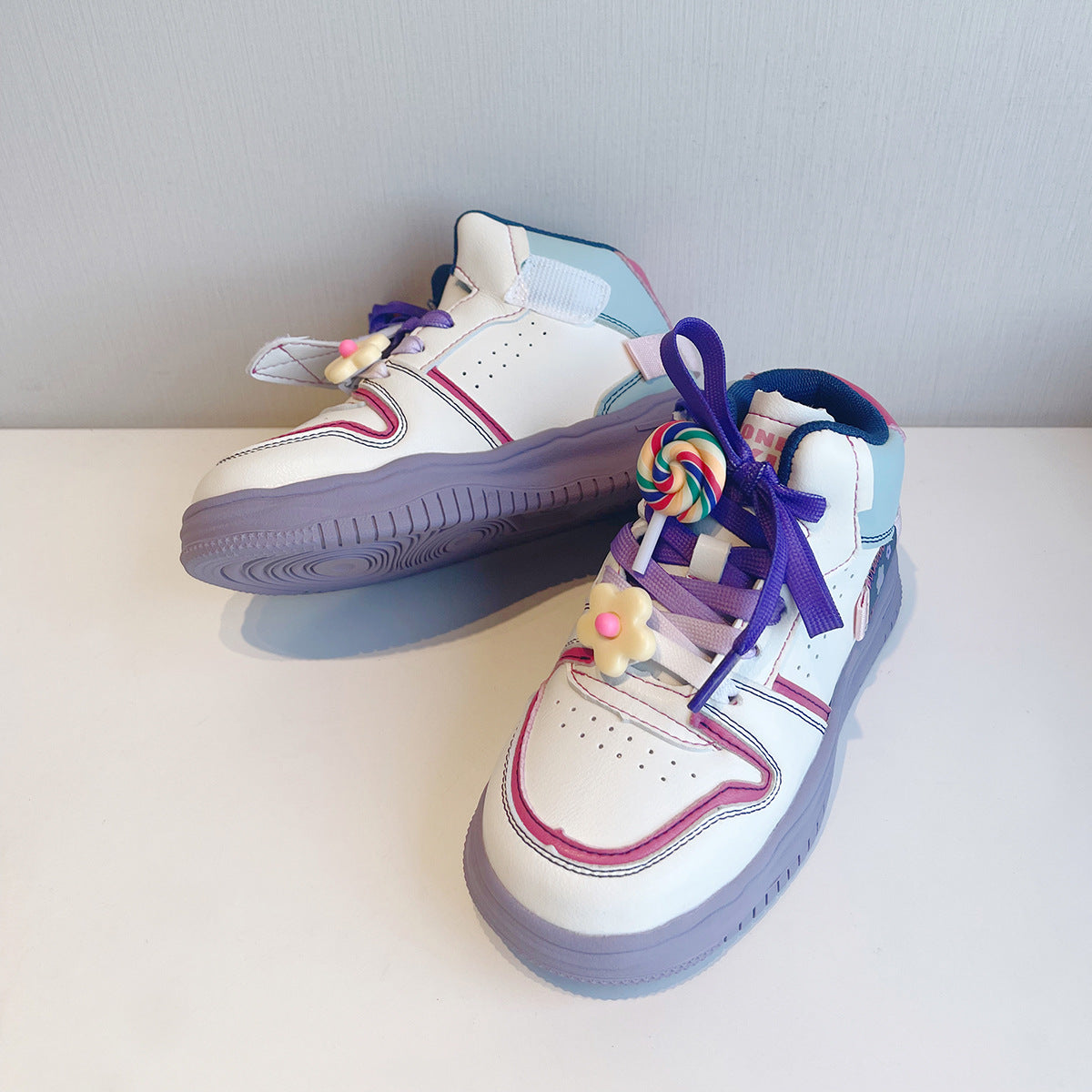 Kinder-Freizeit-Rutschschuhe in Farbverlauf