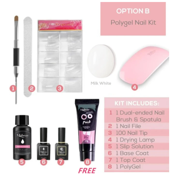 PolyGel Nagelverlängerungs-Kit