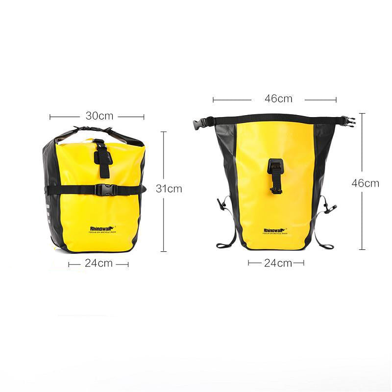 Wasserdichter Fahrradrucksack mit Frontfach – Bild 2 | LuxeStyle