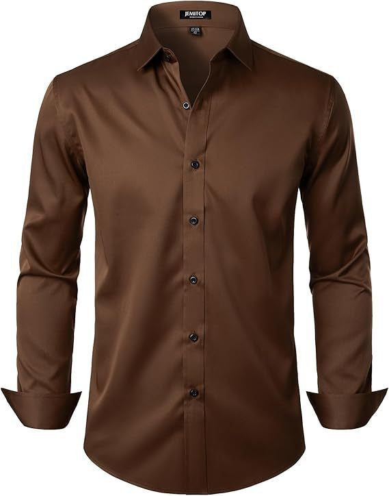 Weisser Stretch-Hemd für Herren – Bild 1 | LuxeStyle