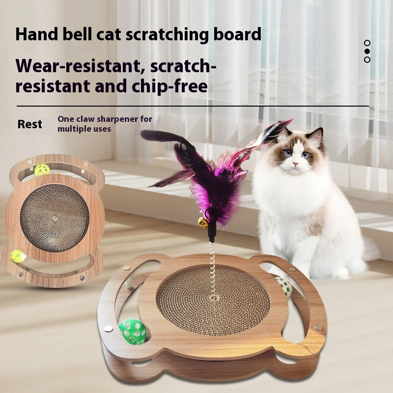 Katzenkratzbrett aus Wellpapier