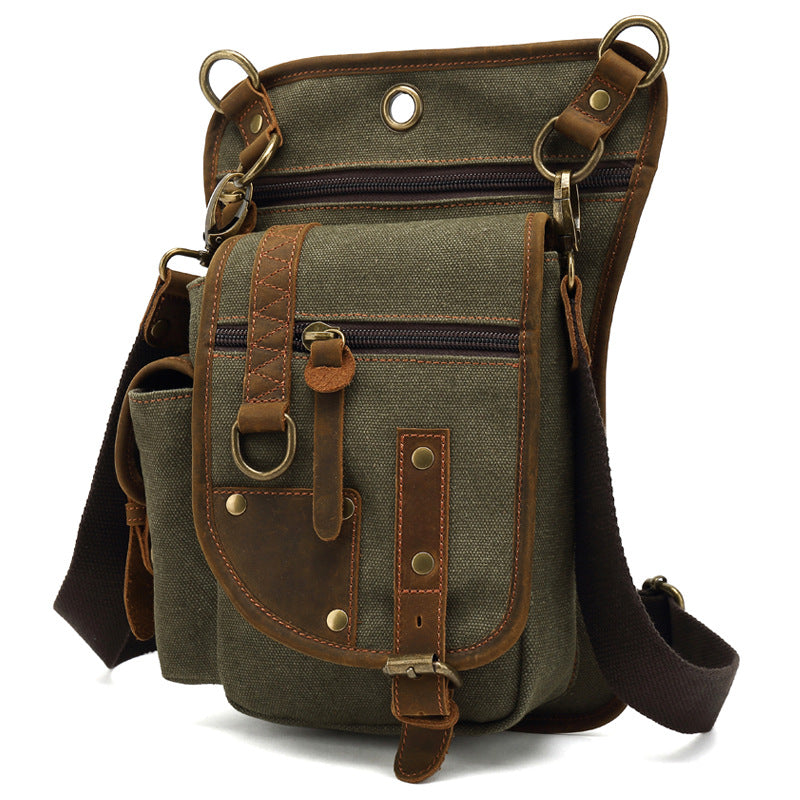 Canvas-Messenger-Tasche – Retro-Design – Bild 6 | LuxeStyle