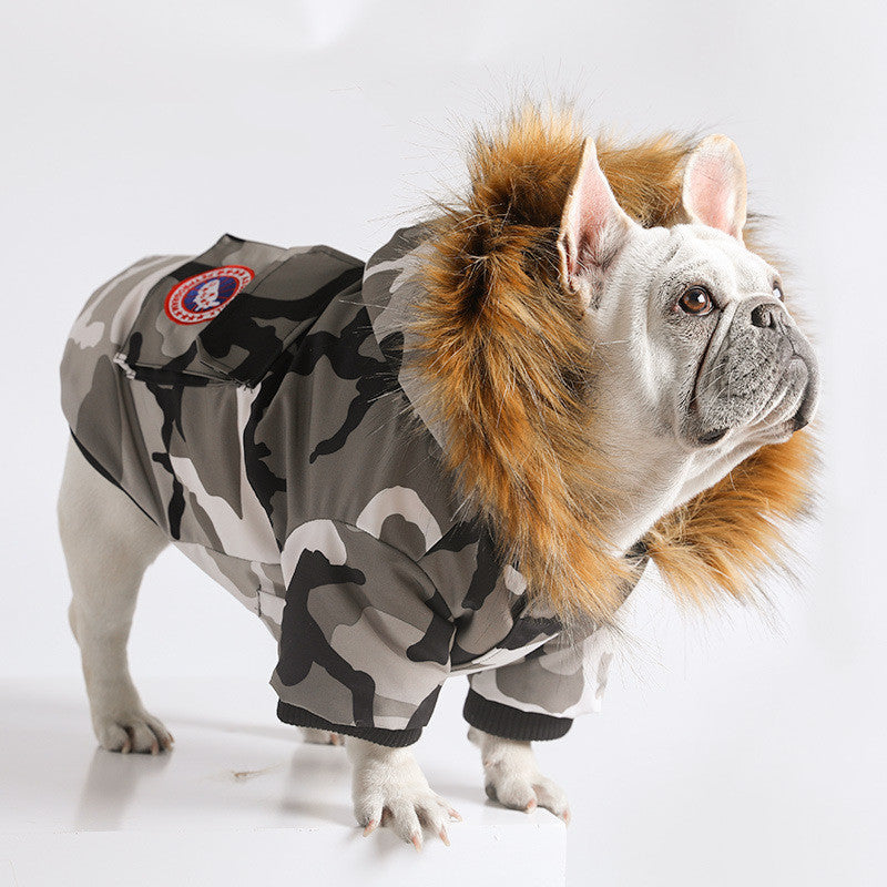 Hundemantel Entencamouflage