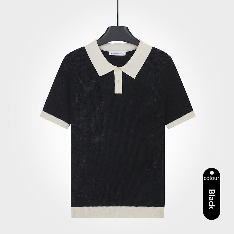 Leichter Poloshirt aus Ice Silk
