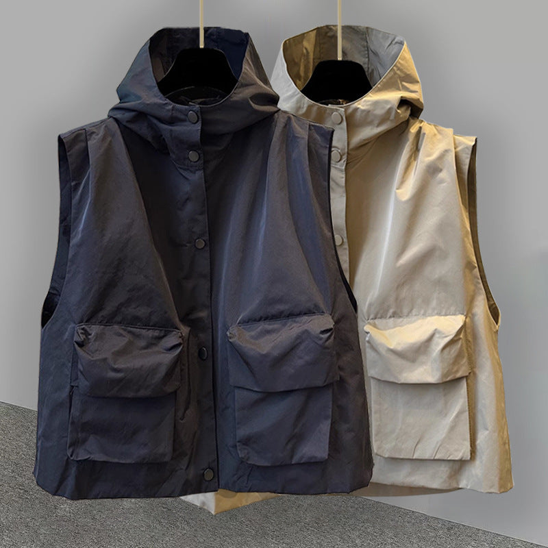 Herren Cardigan mit Kapuze