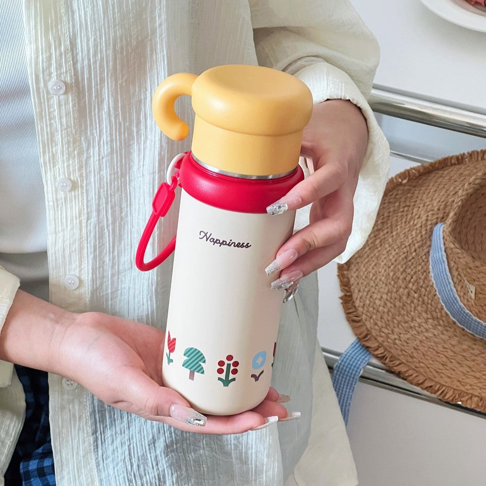 Edelstahl-Trinkbecher mit Strohhalm – Bild 4 | LuxeStyle
