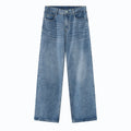 Loose Fit Straight Jeans im Korean Style