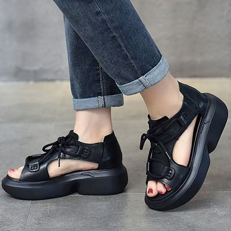 Römische Plattform-Sandalen