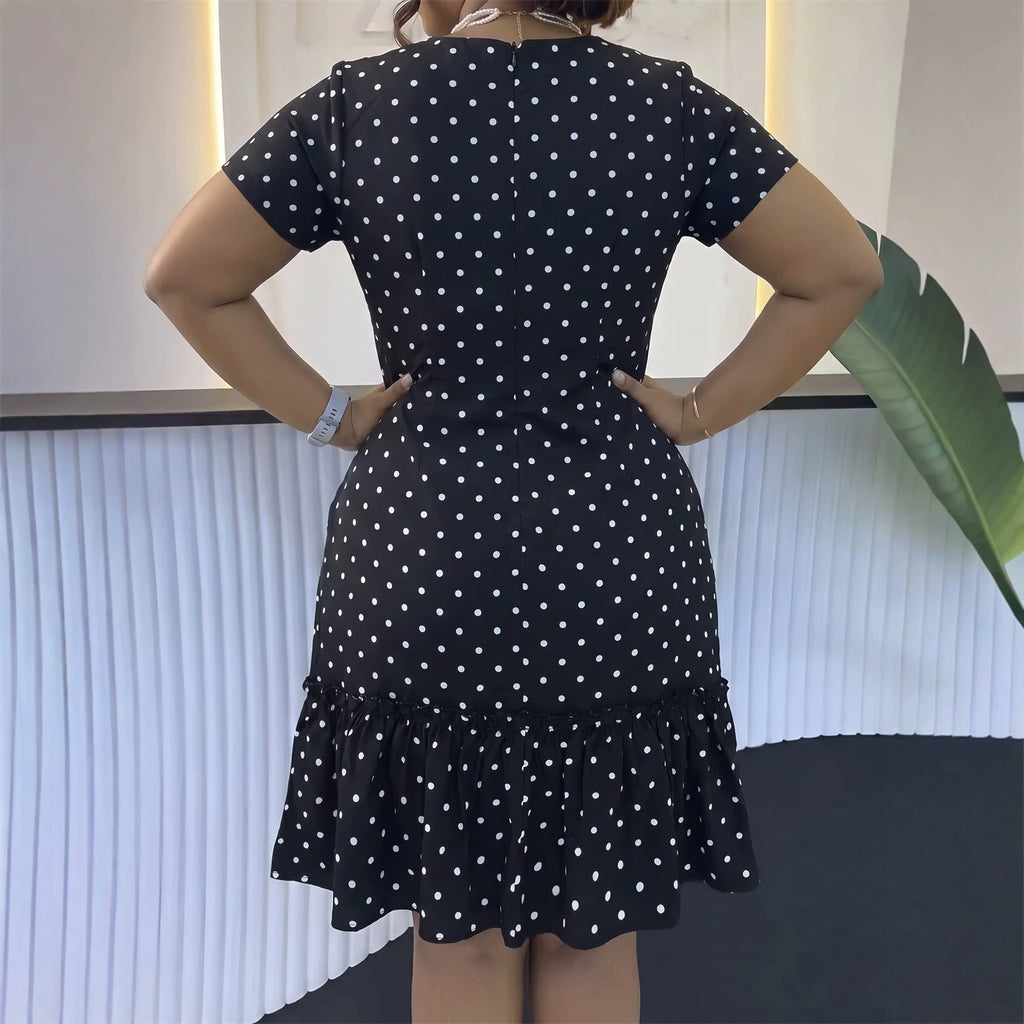 Polka-Dot-Strickkleid – Bild 3 | LuxeStyle