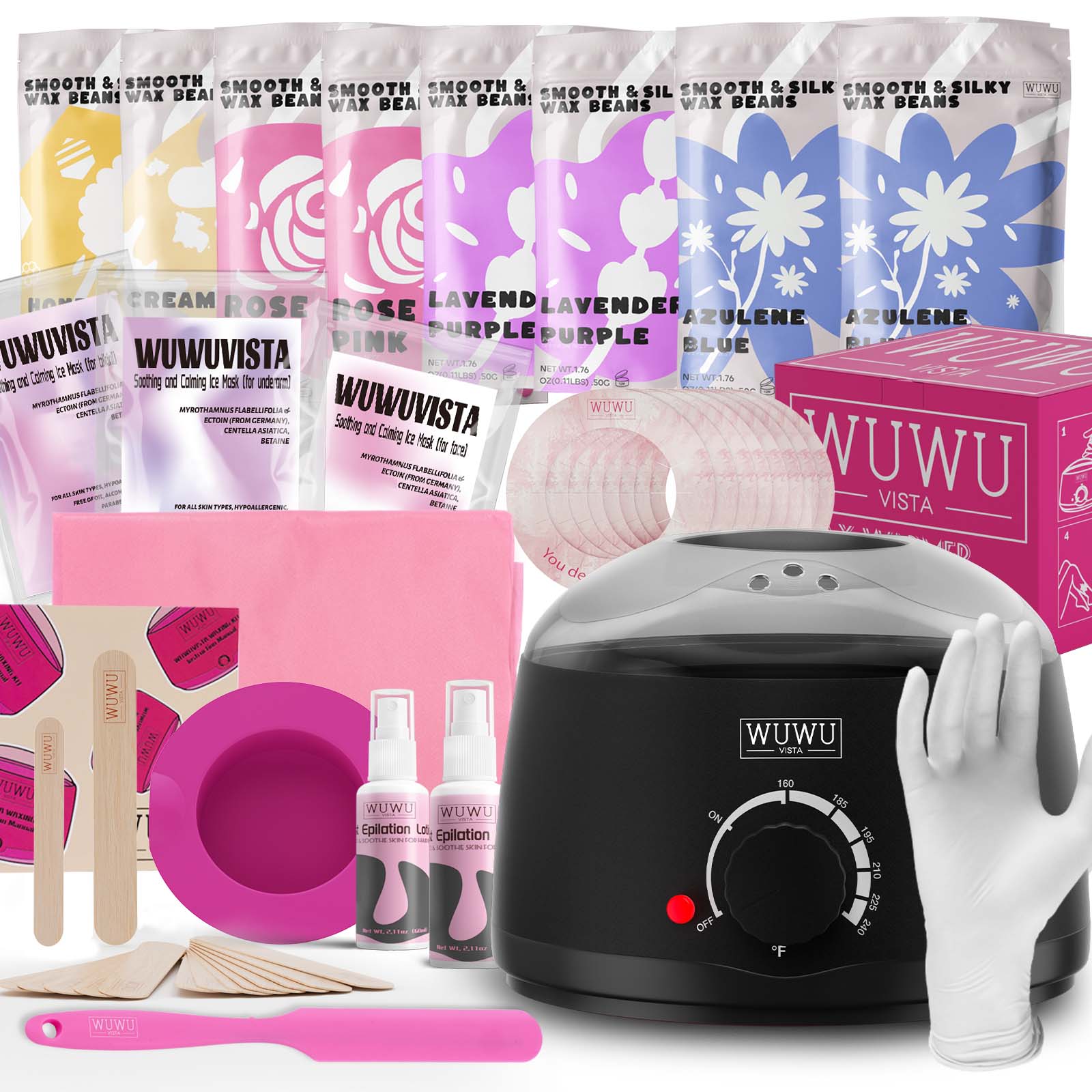 WUWUVISTA Waxing Kit 69 Teile