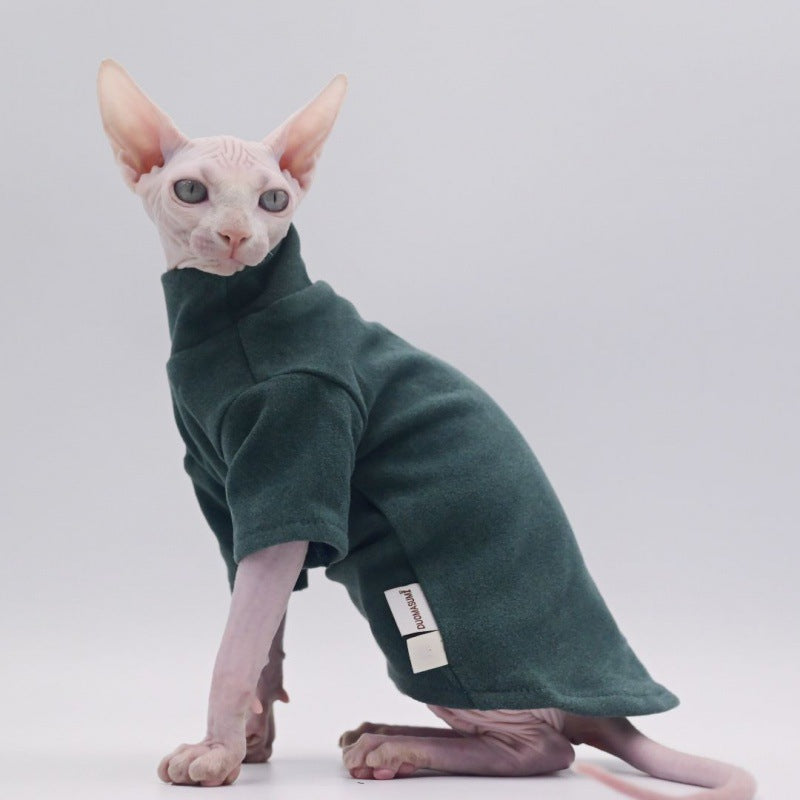 Warmes Sweater für haarlose Katzen
