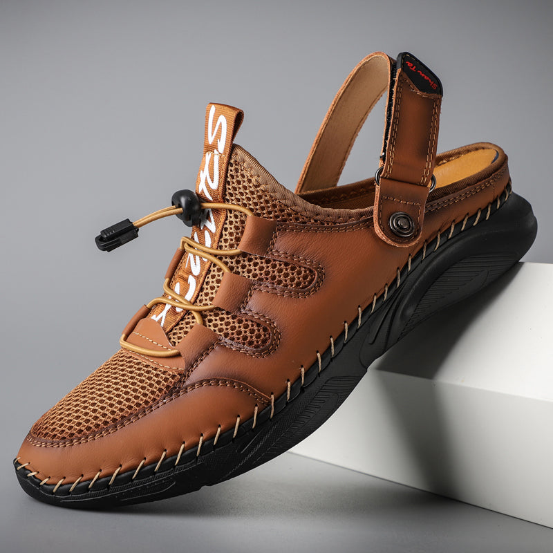 Cowhide-Casual-Sandalen für Herren Plus Size – Bild 7 | LuxeStyle