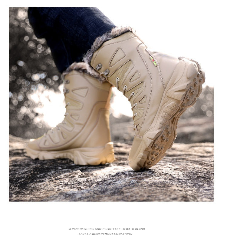 Gefütterte Winter-Boots mit Schnürung – Bild 5 | LuxeStyle