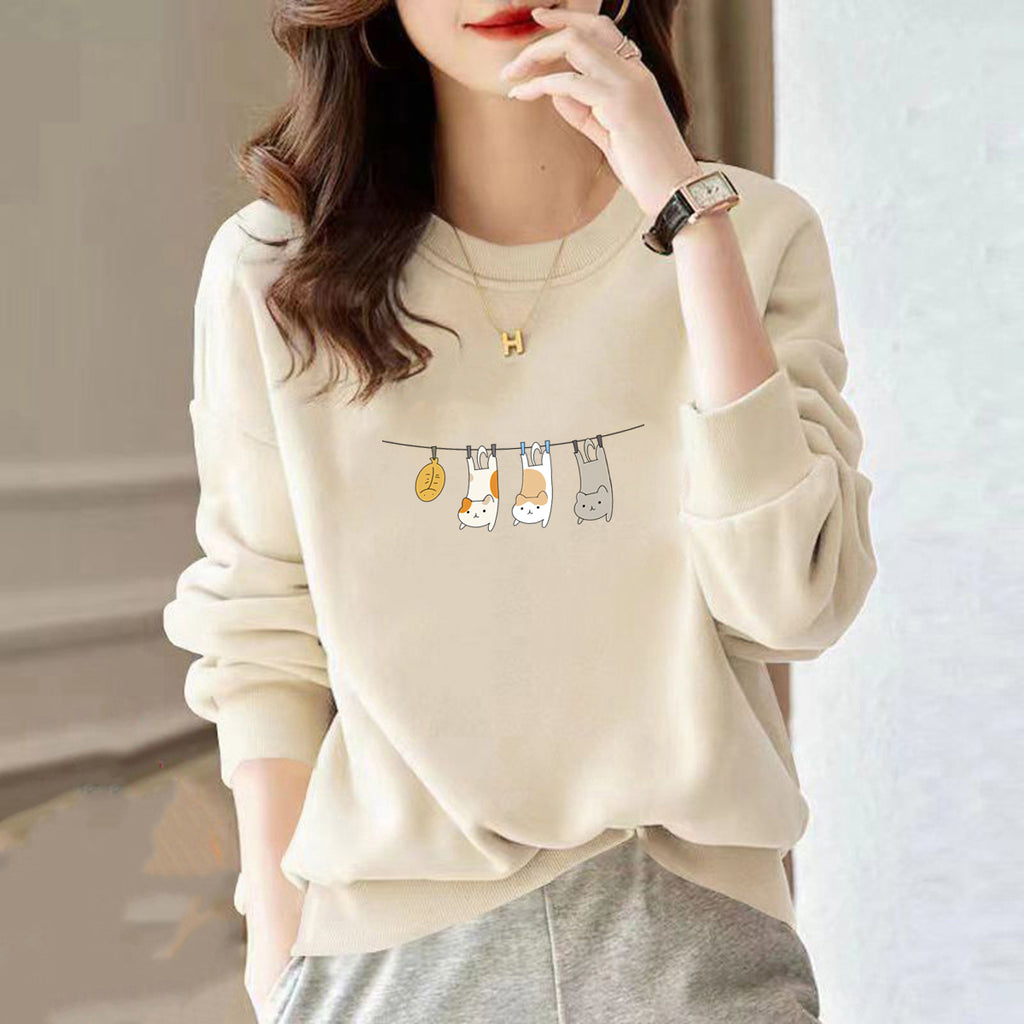Damen-Designer-Sweatshirt für stylischen Winter-Look
