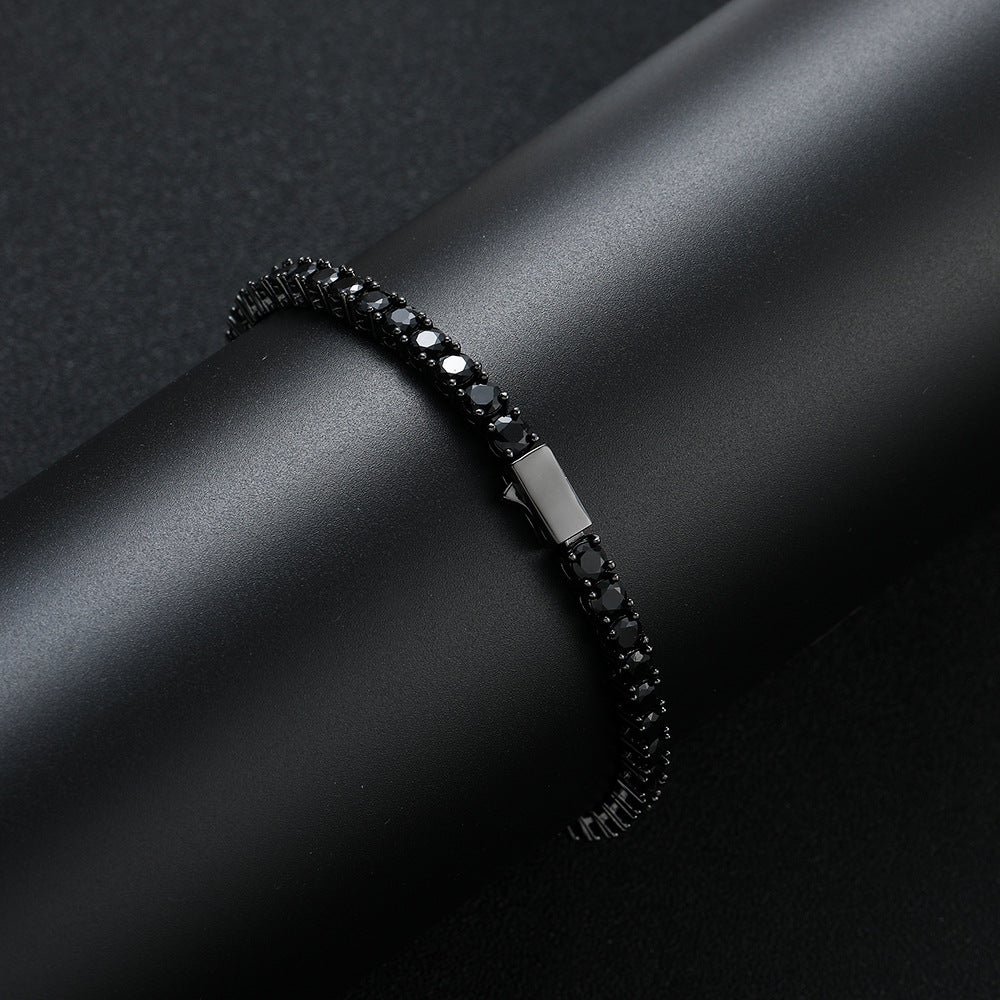 Hip-Hop Tennis Armband mit Federverschluss – Bild 5 | LuxeStyle