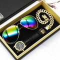 Goldarmband Uhren Set mit Sonnenbrille – Bild 5 | LuxeStyle
