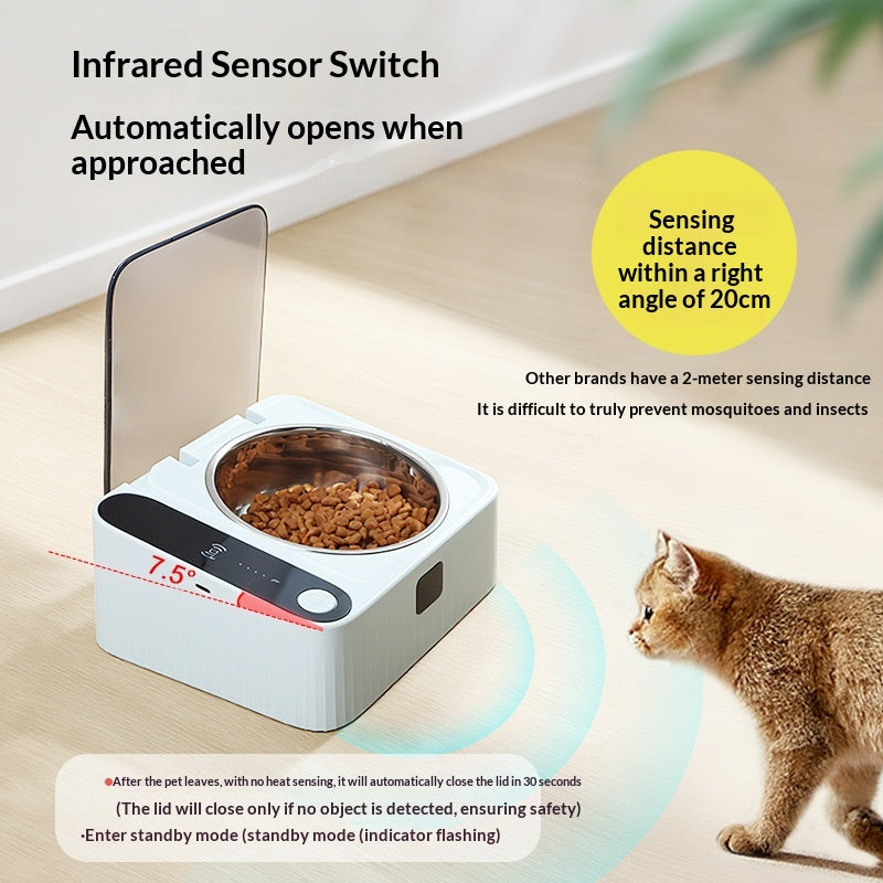 Smarte Futterbox mit automatischem Deckel
