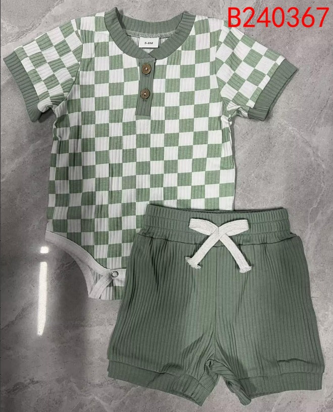 Baby-Strampler-Set mit Polo-Kragen – Bild 2 | LuxeStyle