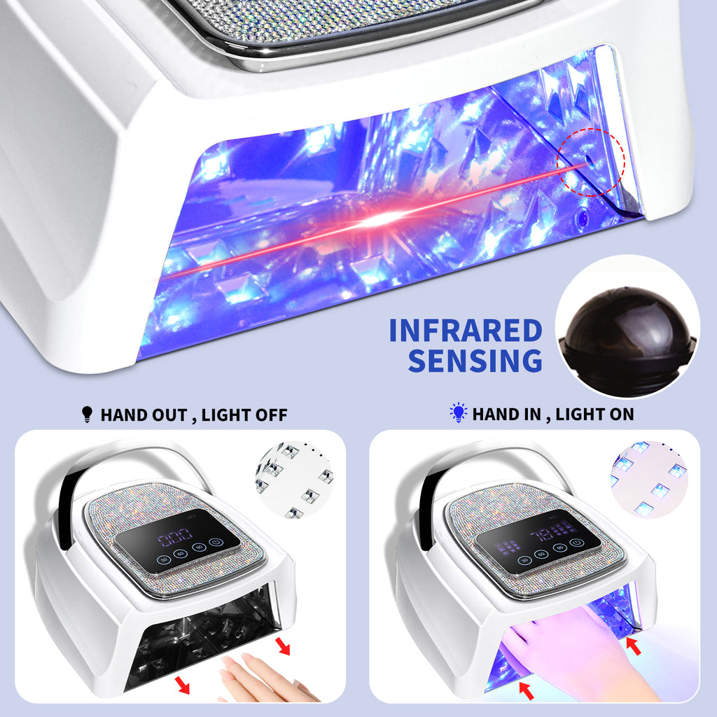 Kabellose UV/LED Nagellampe mit Akku