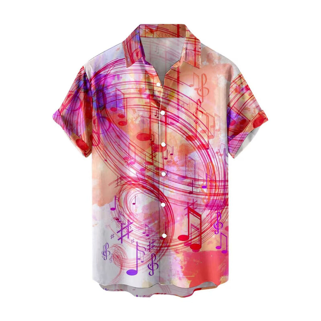 Hawaiihemd für Herren mit 3D-Print – Bild 4 | LuxeStyle