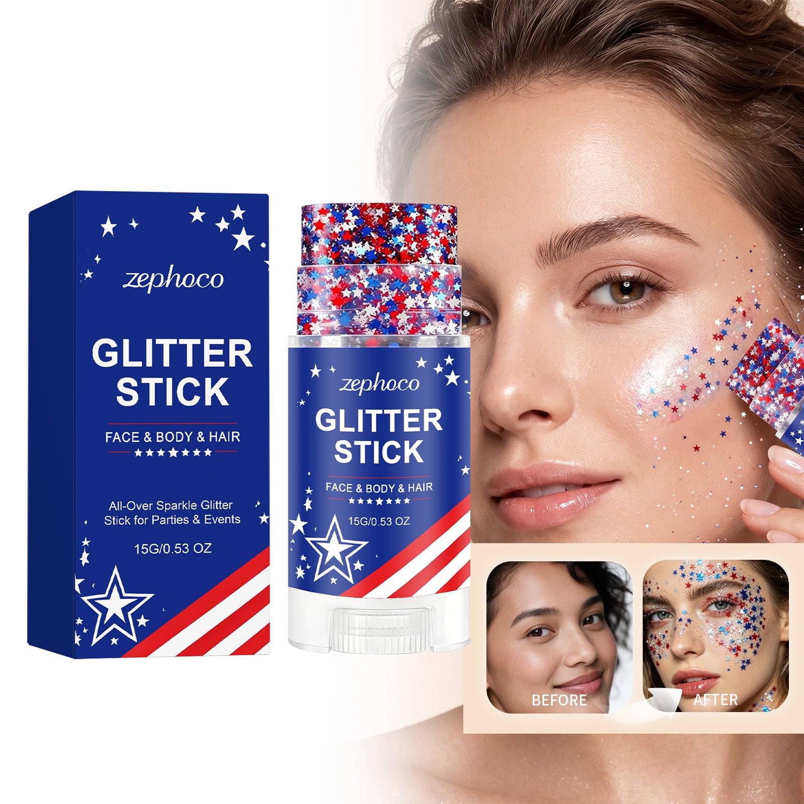 Star Glitter Make-up Stick 15g – Ref. CJ-2070808524757774337