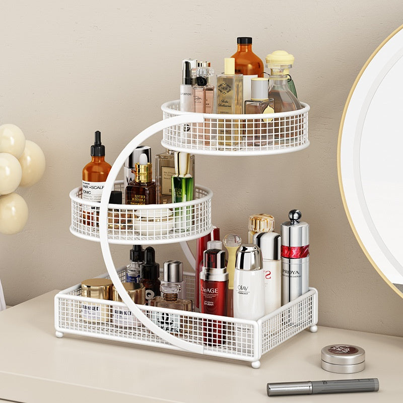 Minimalistischer Kosmetik-Organizer aus Metall – Bild 6 | LuxeStyle