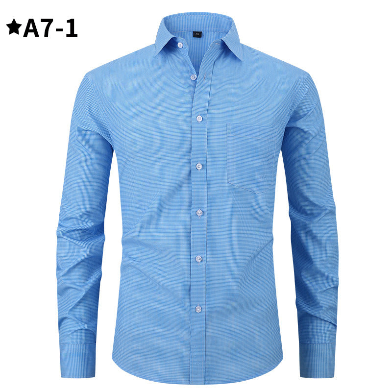 Herren Business Hemd Langarm Kariert – Bild 11 | LuxeStyle