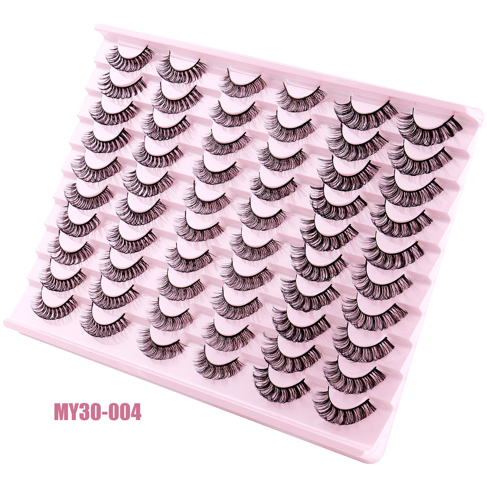 Dickes, natürliches Russisch-Gekrümmtes Eyelashes-Set