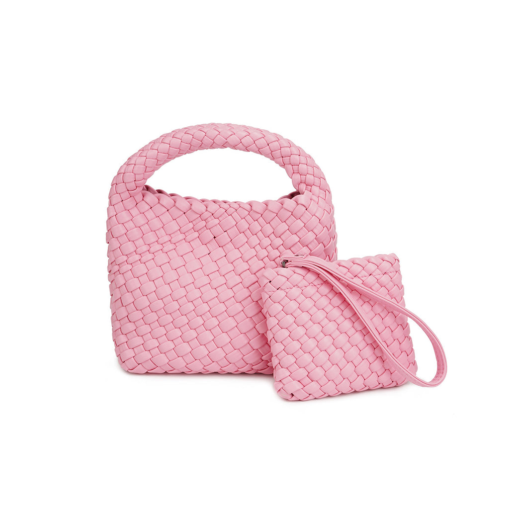 Handgewebte Umhängetasche mit Kette – Bild 9 | LuxeStyle