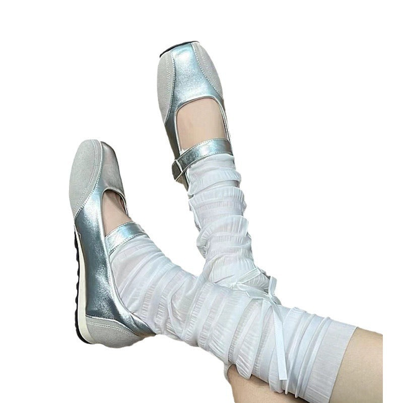 Elegante Pumps aus Rindsleder mit Karree-Spitze – Bild 6 | LuxeStyle