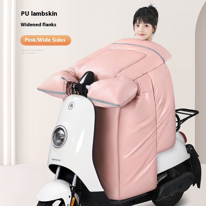 Regendichter Windschutz für E-Scooter & Töffli