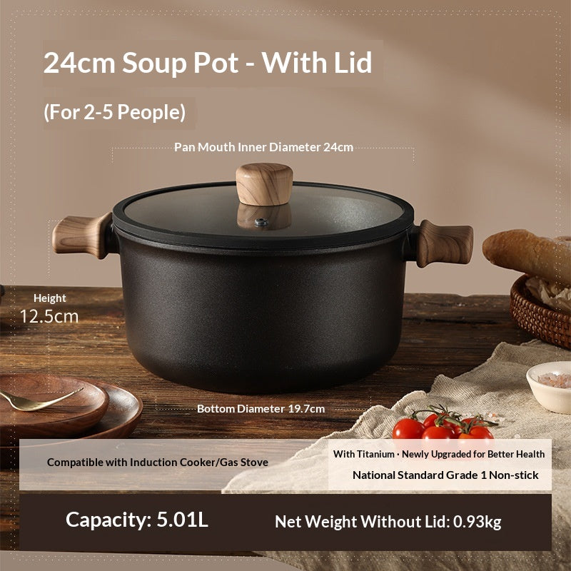 Universal Kochtopf 24cm für Induktion & Gasherd