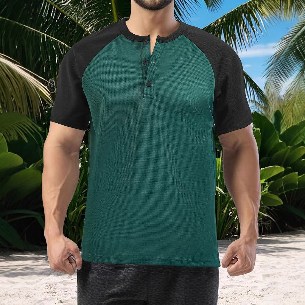 Feuchtigkeitsableitendes Kurzarmshirt für Herren – Bild 2 | LuxeStyle