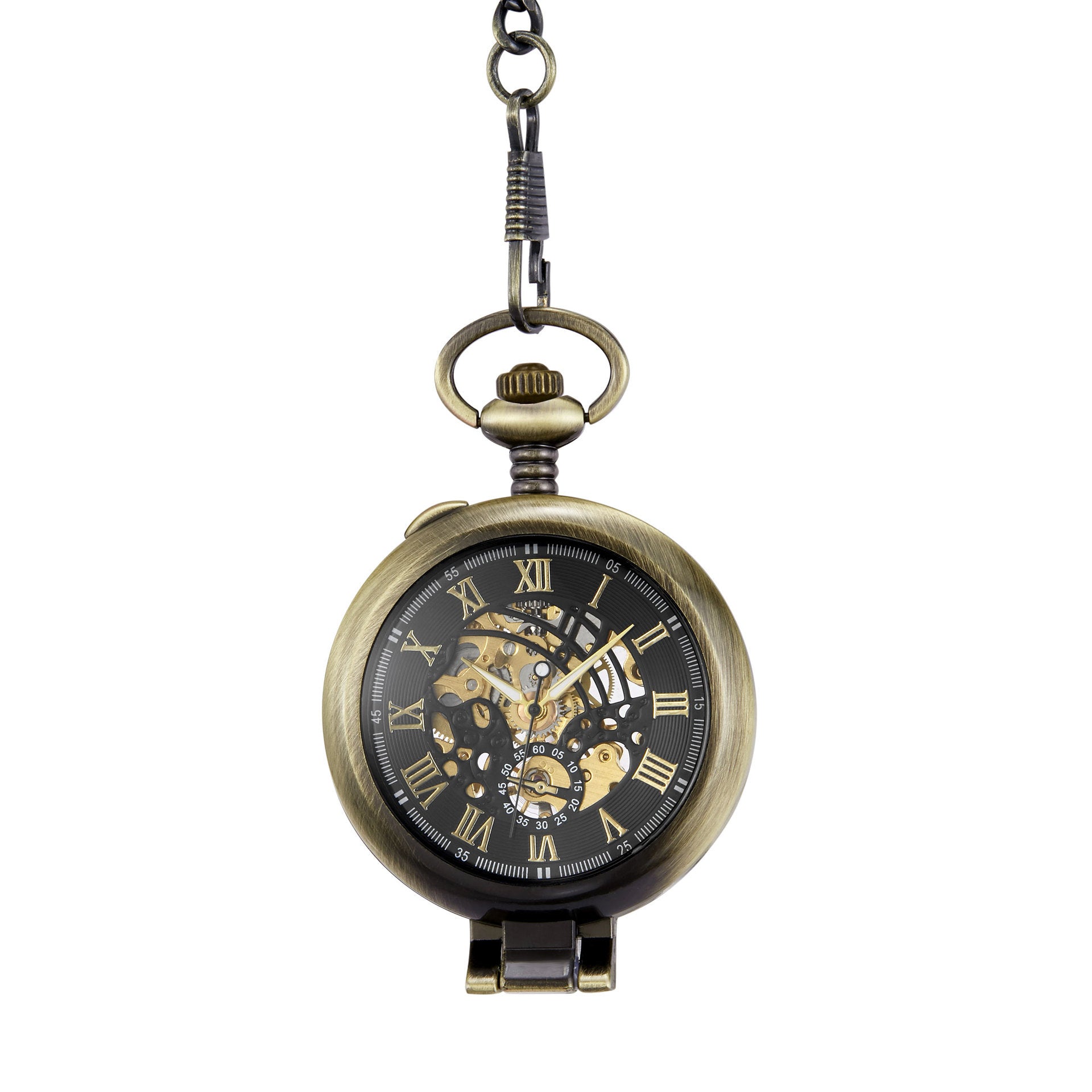 Mechanische Taschenuhr mit Lupe – Ref. CJ-2601150344461612500 – Ansicht 4