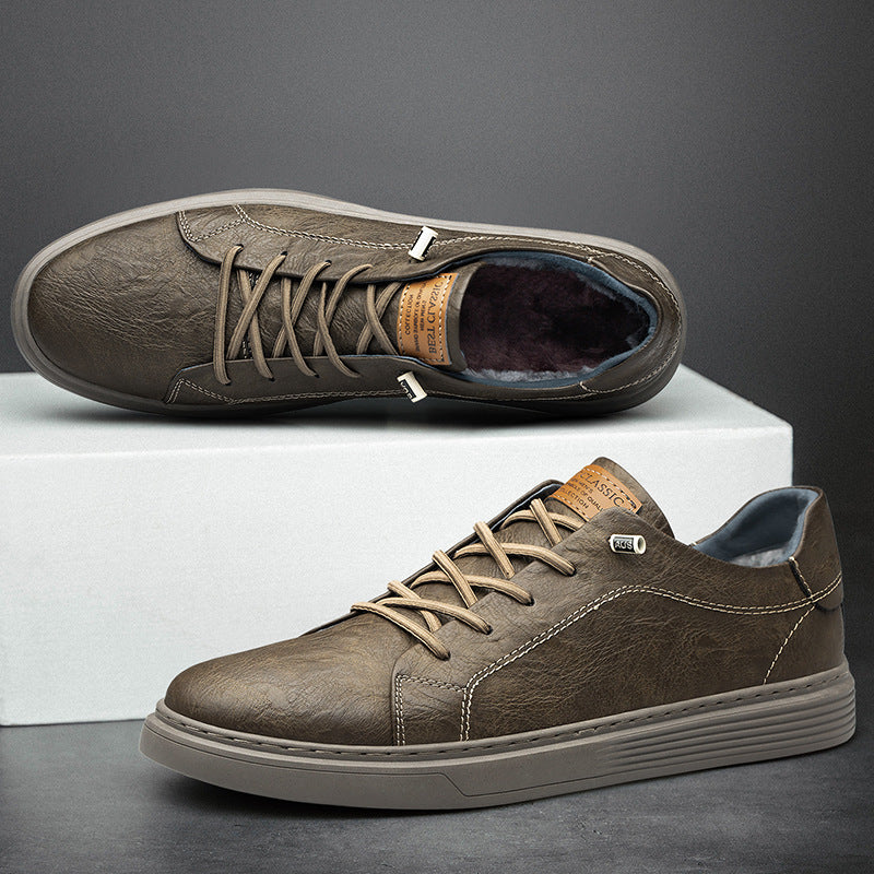 Herren Low-Top Sneaker aus Rindsleder – Bild 5 | LuxeStyle