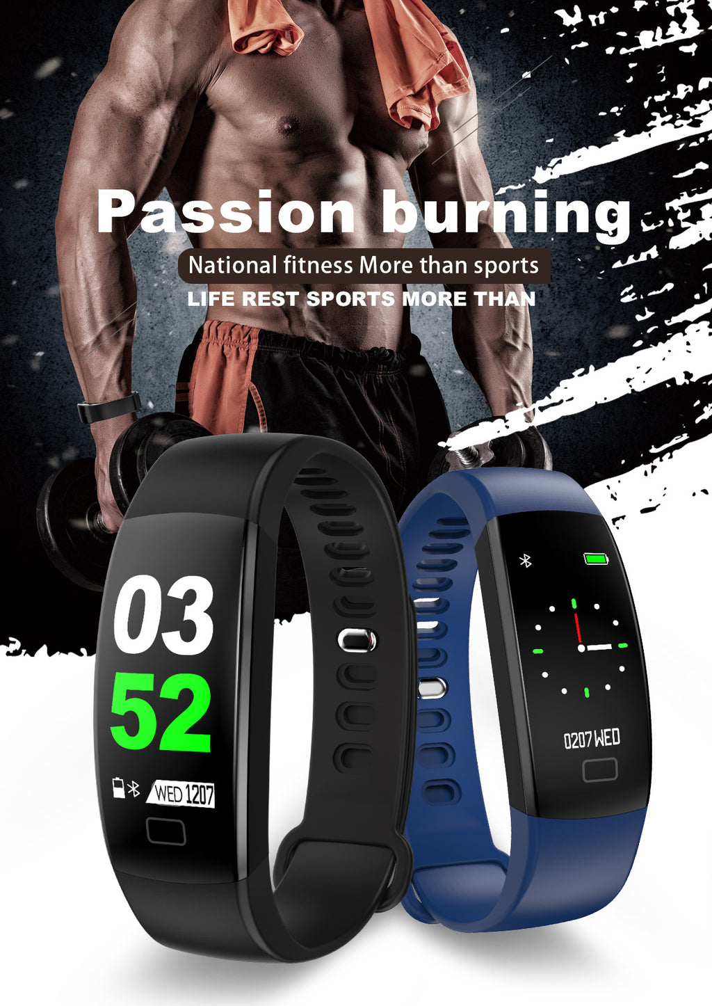 F64 Smart Armbanduhr mit Bluetooth – Bild 7 | LuxeStyle