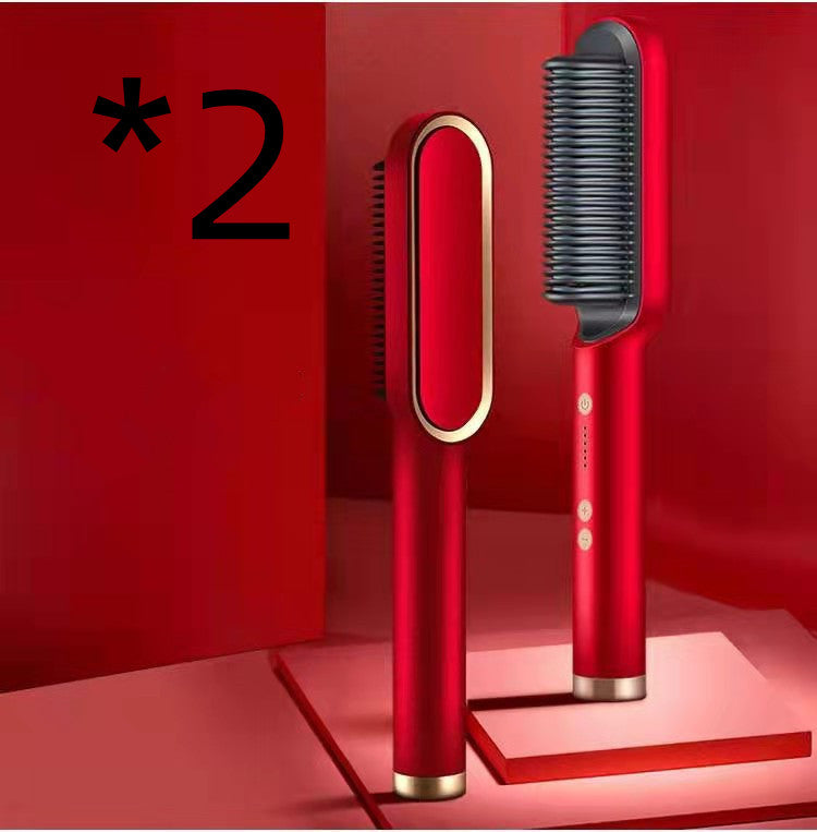 2-in-1 Haarglätter & Lockenstab mit Ionen