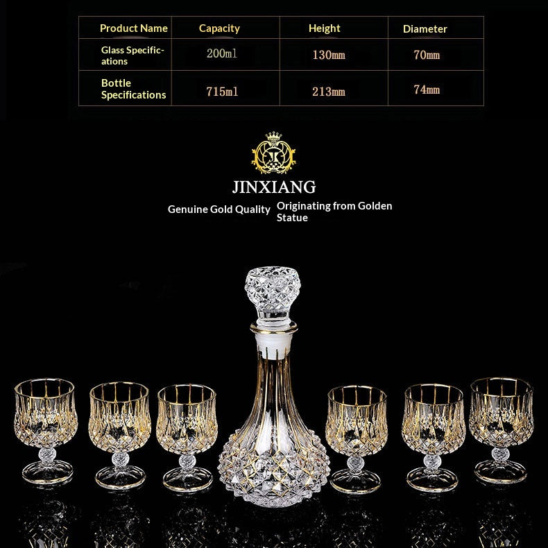 Kristall Whiskey Tassen Set