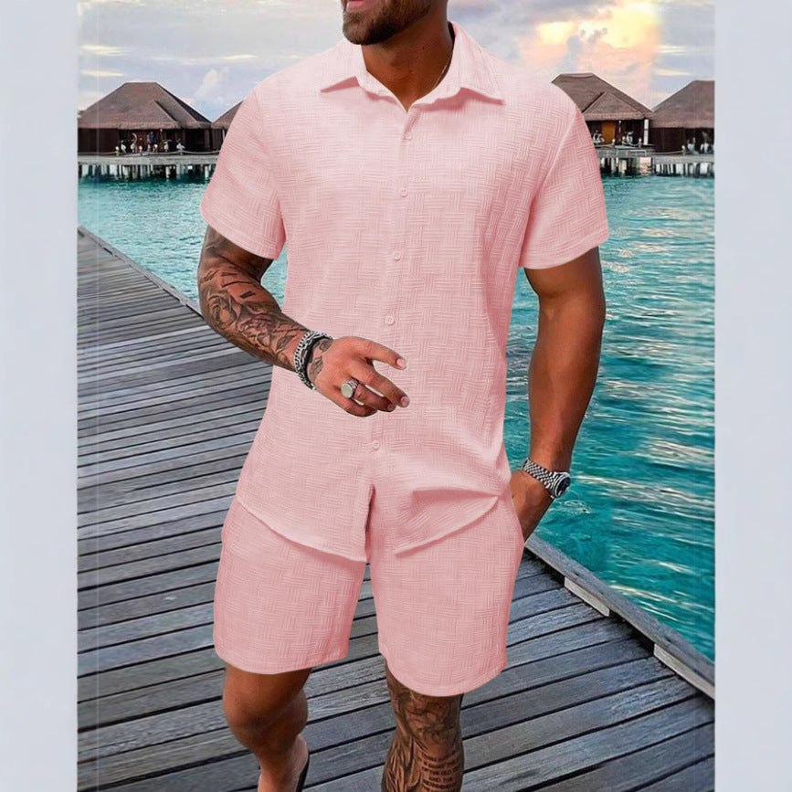 Sommer-Jacquard-Shorts mit Farbvarianten – Bild 2 | LuxeStyle