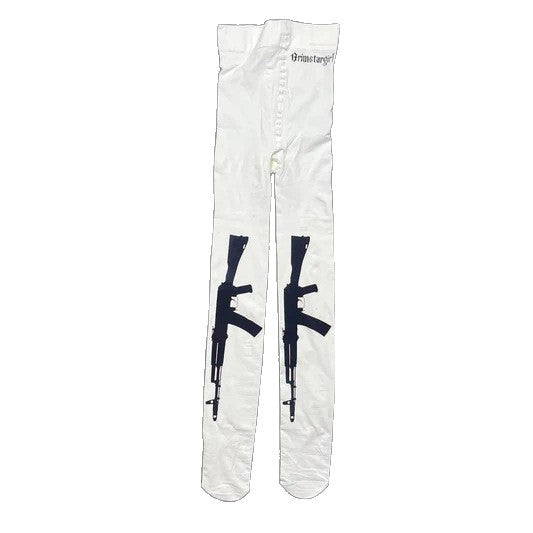 Japanische JK-Style Strumpfhose mit Muster