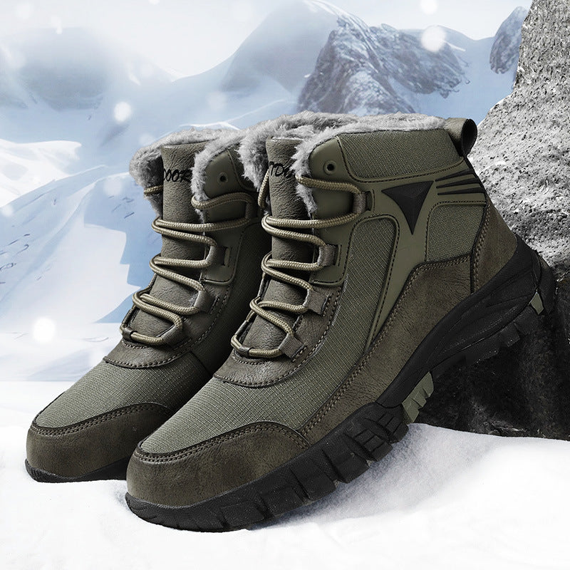 Warme, wasserdichte High-top Winterstiefel – Bild 6 | LuxeStyle