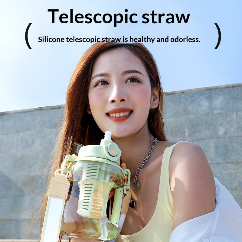 Fuguang Trinkflasche mit Strohhalm – Bild 2 | LuxeStyle