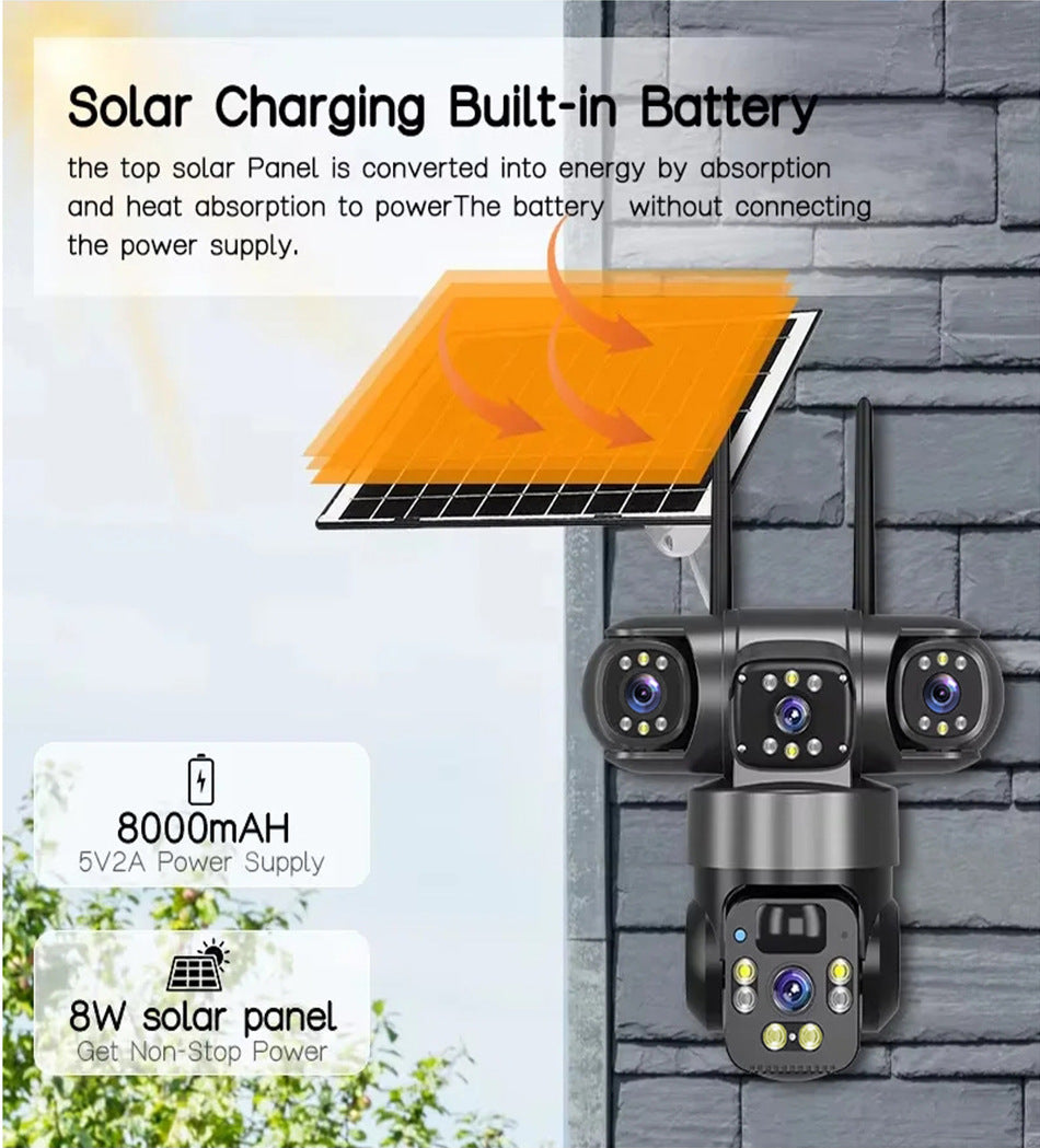Solar-Überwachungskamera V360Pro Outdoor Nachtsicht