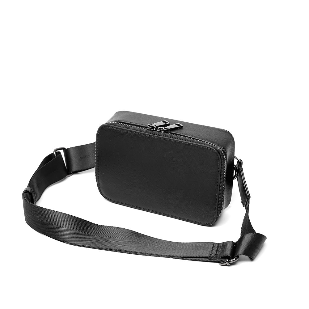 Schwarze Crossbody Tasche für Herren – Bild 3 | LuxeStyle