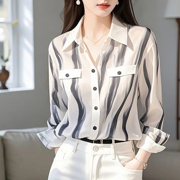 Französisches Langarmshirt gestreift – Bild 3 | LuxeStyle