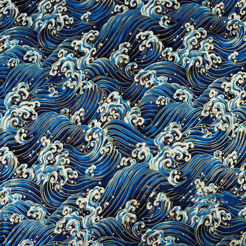 Baumwollstoff Kirschblüten-Kimono im China-Stil – Bild 11 | LuxeStyle