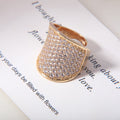 Voll-Diamant Statement Ring japanisch-koreanisch – Bild 1 | LuxeStyle