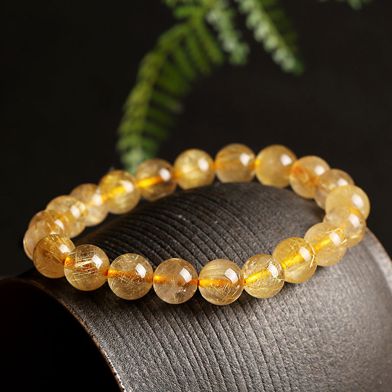 9 mm Golden Hair Quartz Armband – Bild 4 | LuxeStyle