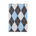 Diamantmuster Retro-Schal aus Wollmischung – Bild 3 | LuxeStyle